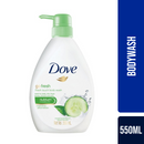 Dove Body Wash Fresh Touch(Imported )(UI) 550ml