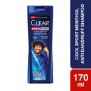 Clear Men Shampoo Cool Sport Menthol Anti Dandruff 170ml
