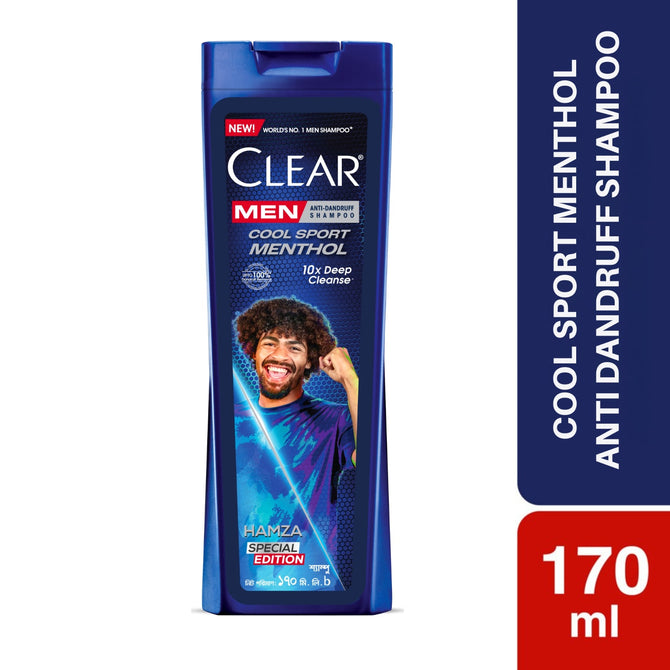 Clear Men Shampoo Cool Sport Menthol Anti Dandruff 170ml