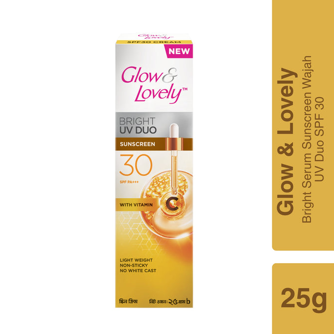 Glow & Lovely Bright Serum Sunscreen UV DUO SPF30 25g