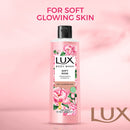 Lux Body Wash French Rose & Almond 245ml ( Free Loofah )