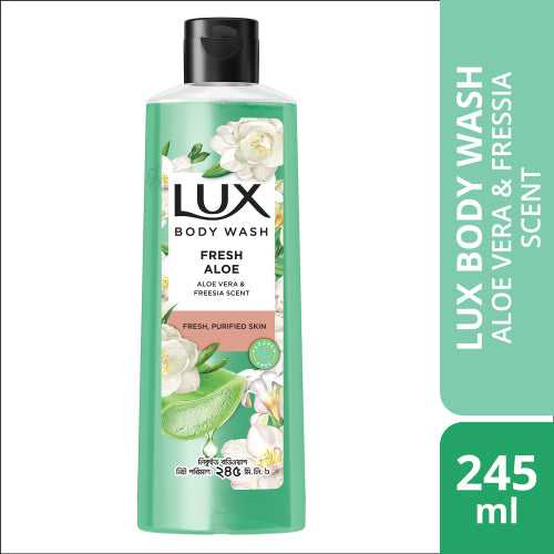 Lux Body Wash Freesia Scent & Aloe Vera 245ml