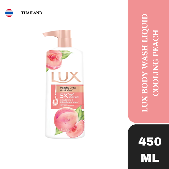 Lux Body Wash Liquid Cooling Peachy Glow 450ml