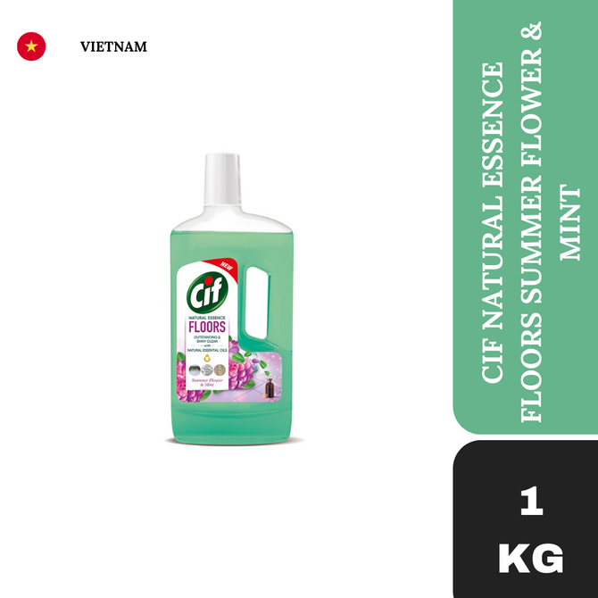Cif Natural Essence Floor Cleaner Summer Flower & Mint 997ml