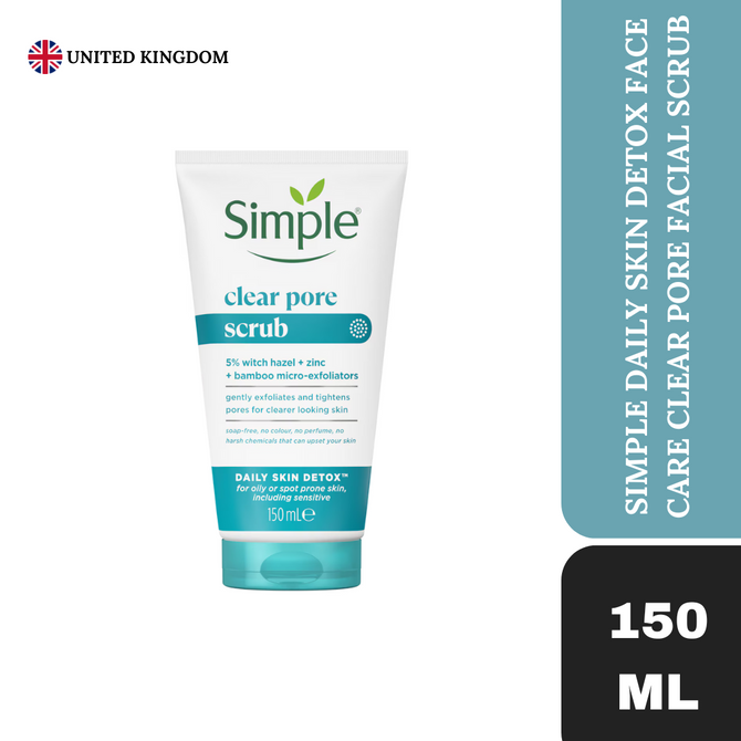 Simple Clear Pore Facial Scrub 150ml