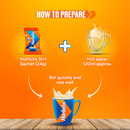 Horlicks 3 in 1 With Milk Added Health and Nutrition Drink 24g