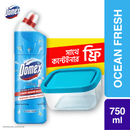 Domex Toilet Cleaning Liquid Ocean Fresh 750ml Get a Container Free