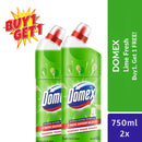 Domex Toilet Cleaning Liquid Lime Fresh 750ml Buy 1 Get 1 Free