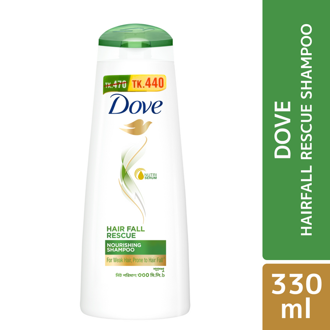 Dove Shampoo Hairfall Rescue 330ml