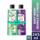 Lux Body Wash Freesia Scent & Aloe Vera & Black Orchid 245ml Combo Pack