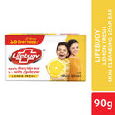 Lifebuoy Skin Cleansing Soap Bar Lemon Fresh 90g Combo Pack 2pcs