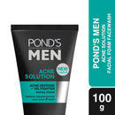 Pond's Men Facewash Acne Solution Facial Foam 100g