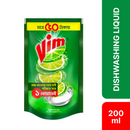 Vim Dishwashing Liquid 200ml