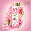 Lux Body Wash French Rose & Almond 245ml ( Free Loofah )