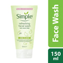 Simple Face Wash Kind to Skin Refreshing Gel 150ml