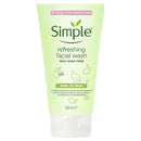 Simple Face Wash Kind to Skin Refreshing Gel 150ml