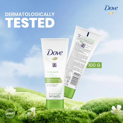 Dove Deep Pure Oil Control Facial Cleanser 100g