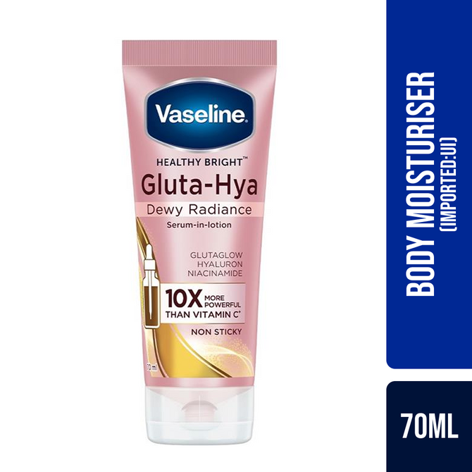 Vaseline Gluta-Hya Dewy Radiance Serum in Lotion 70ml (Imported)