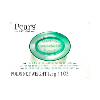 Pears Transparent Soap Pure and Gentle with Lemon Flower Extracts 125gm