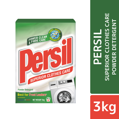 Persil Superior Clothes Care Powder Detergent 3Kg