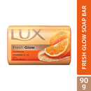 Lux Soap Bar Fresh Glow Tangerine & Vitamin C + E 90g