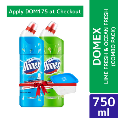 Domex Toilet Cleaning Liquid 750ml Combo Pack 50% OFF