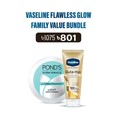 Vaseline Flawless Glow Family Value Bundle
