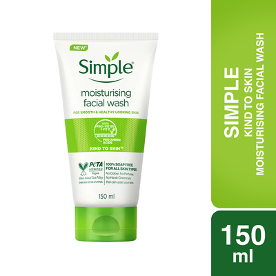 Simple Face Wash Kind to Skin Moisturising 150ml