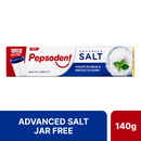 Pepsodent Toothpaste Advanced Salt 140g Jar Free