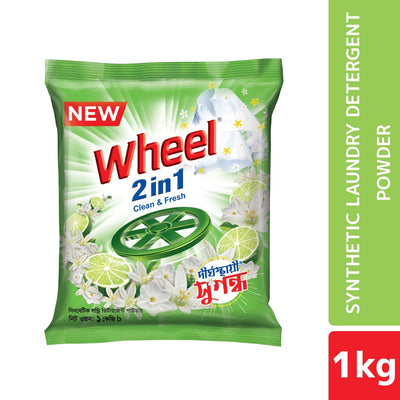 Wheel Washing Powder 2in1 Clean & Fresh 1Kg