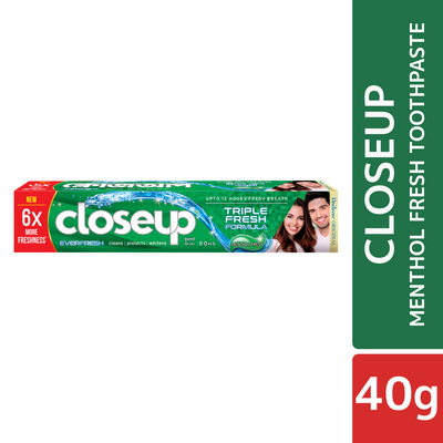 Closeup Toothpaste Menthol Fresh 40gm