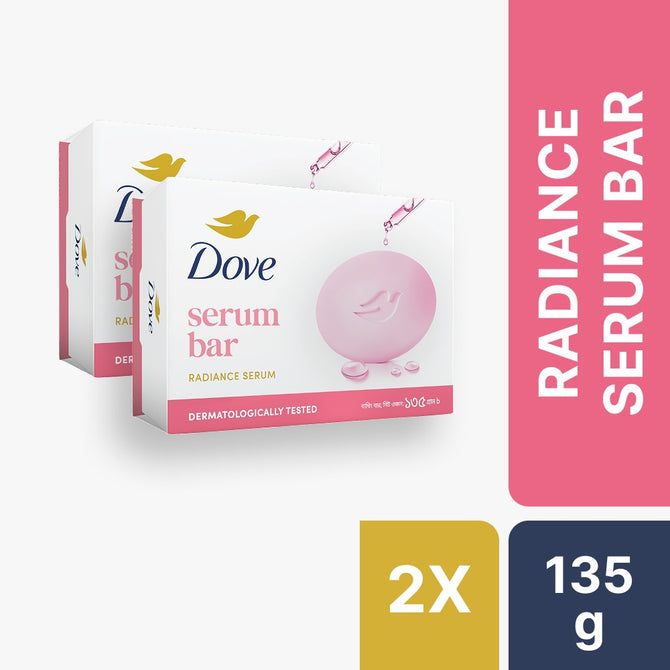 Dove Radiance Serum Bar 135g (Bundle of 2)