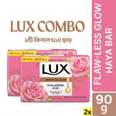 Lux Flaw Less Glow Hya Bar 90g Combo Pack 2pcs