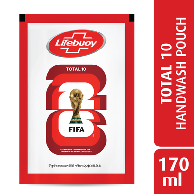 Lifebuoy Handwash (Soap) Total Refill 170ml (FIFA)