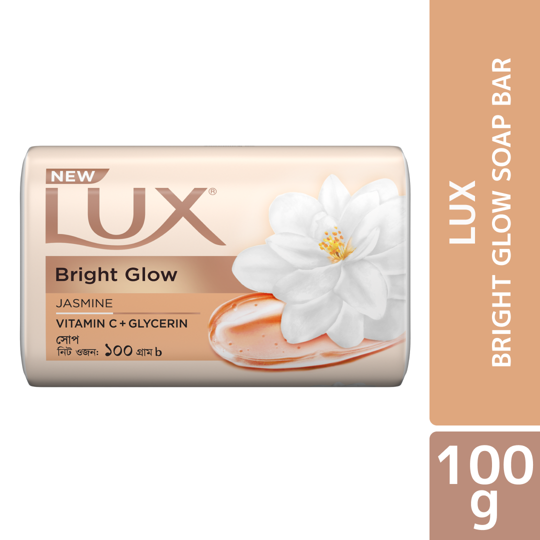 Lux Soap Bar Bright Glow 100g – Ushopbd