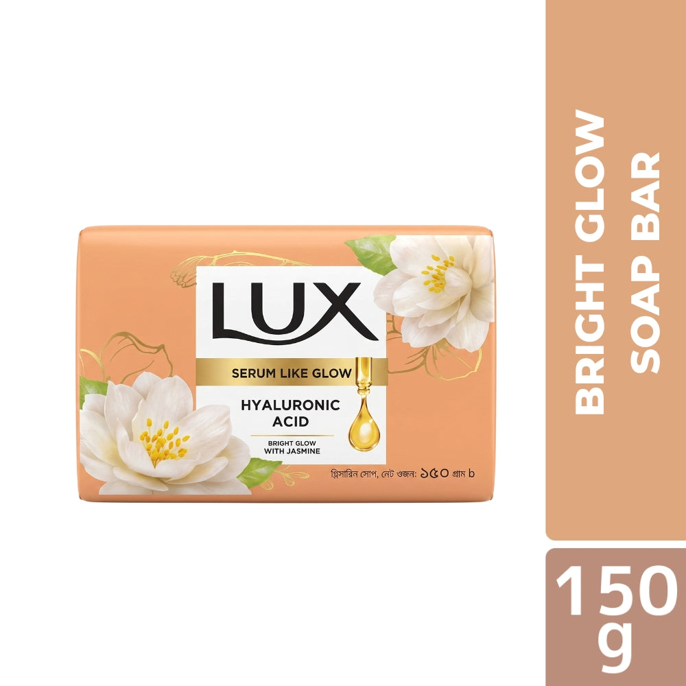 Lux Bright Glow Hya Bar Soap 150g