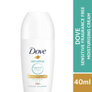 Dove Sensitive Fragrance Free Moisturing Cream 40ml