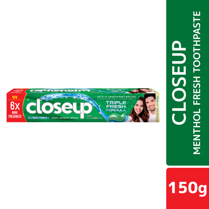 Closeup Toothpaste Menthol Fresh 150g