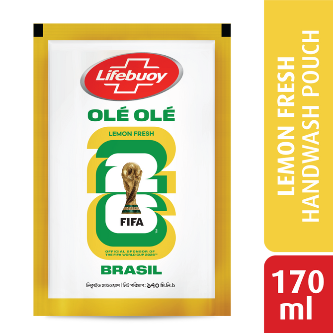 Lifebuoy Handwash Lemon Fresh Refill 170ml (FIFA)