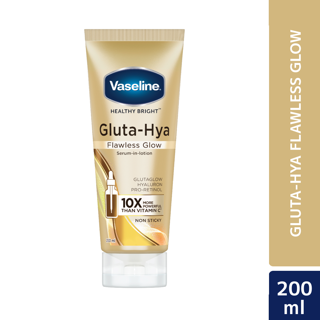 Vaseline Gluta-Hya Flawless Glow Serum in Lotion 200ml (Imported)