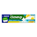 Closeup Toothpaste Lemon Sea Salt 140g Get A Box Free