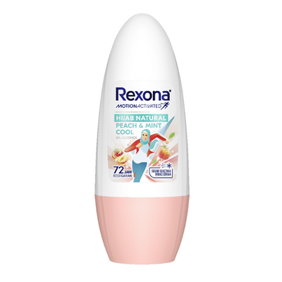 Rexona Women Roll On Hijab Natural Peach & Mint Cool(Imported )(UI) 45ml