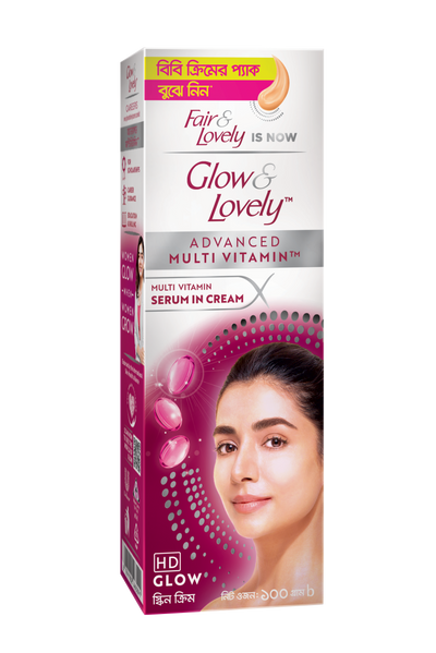 Glow & Lovely Face Cream Advanced Multivitamin 100g With 15gm BB Cream Free