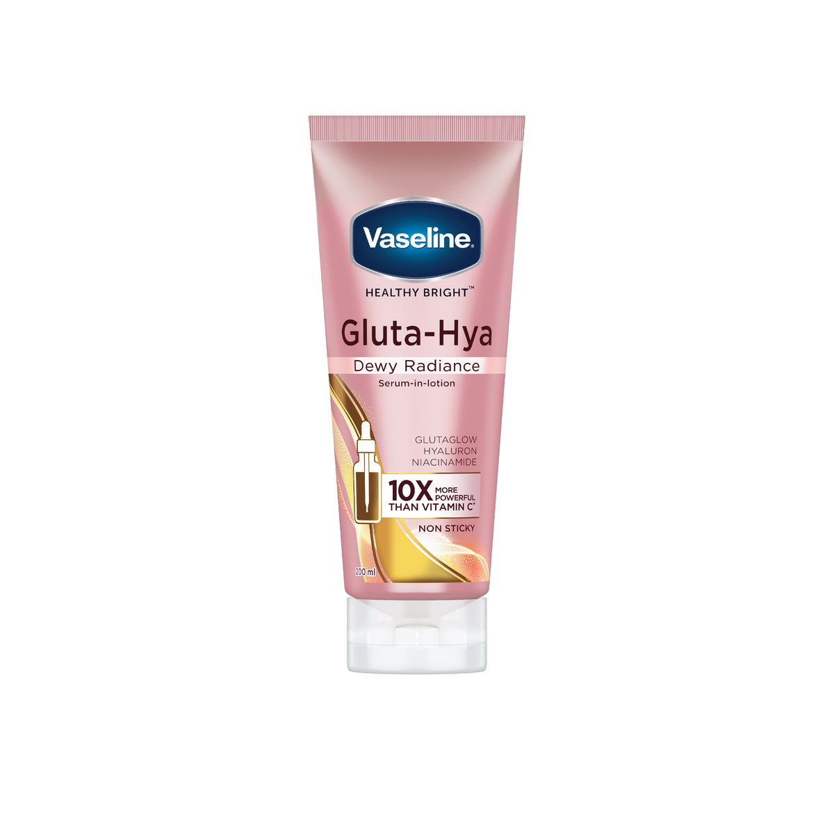 Vaseline Gluta-Hya Dewy Radiance Serum in Lotion 200ml (Imported)