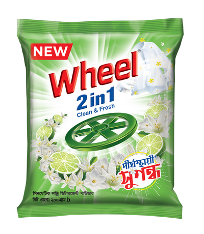 Wheel Washing Powder 2in1 Clean & Fresh 200g