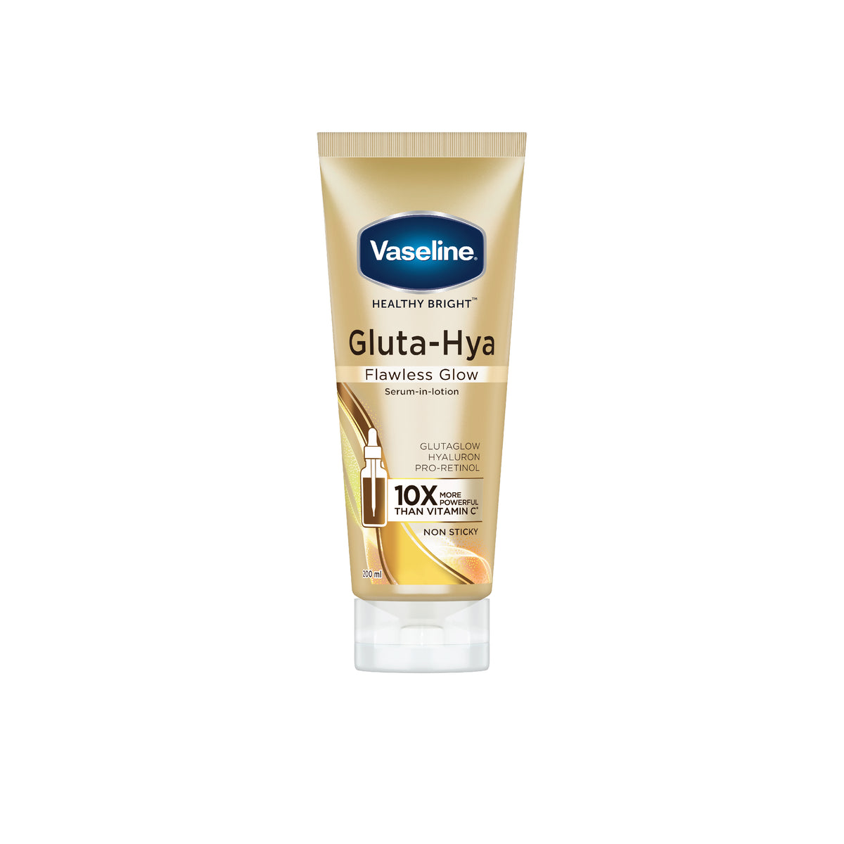 Vaseline Gluta-Hya Flawless Glow Serum in Lotion 200ml (Imported)