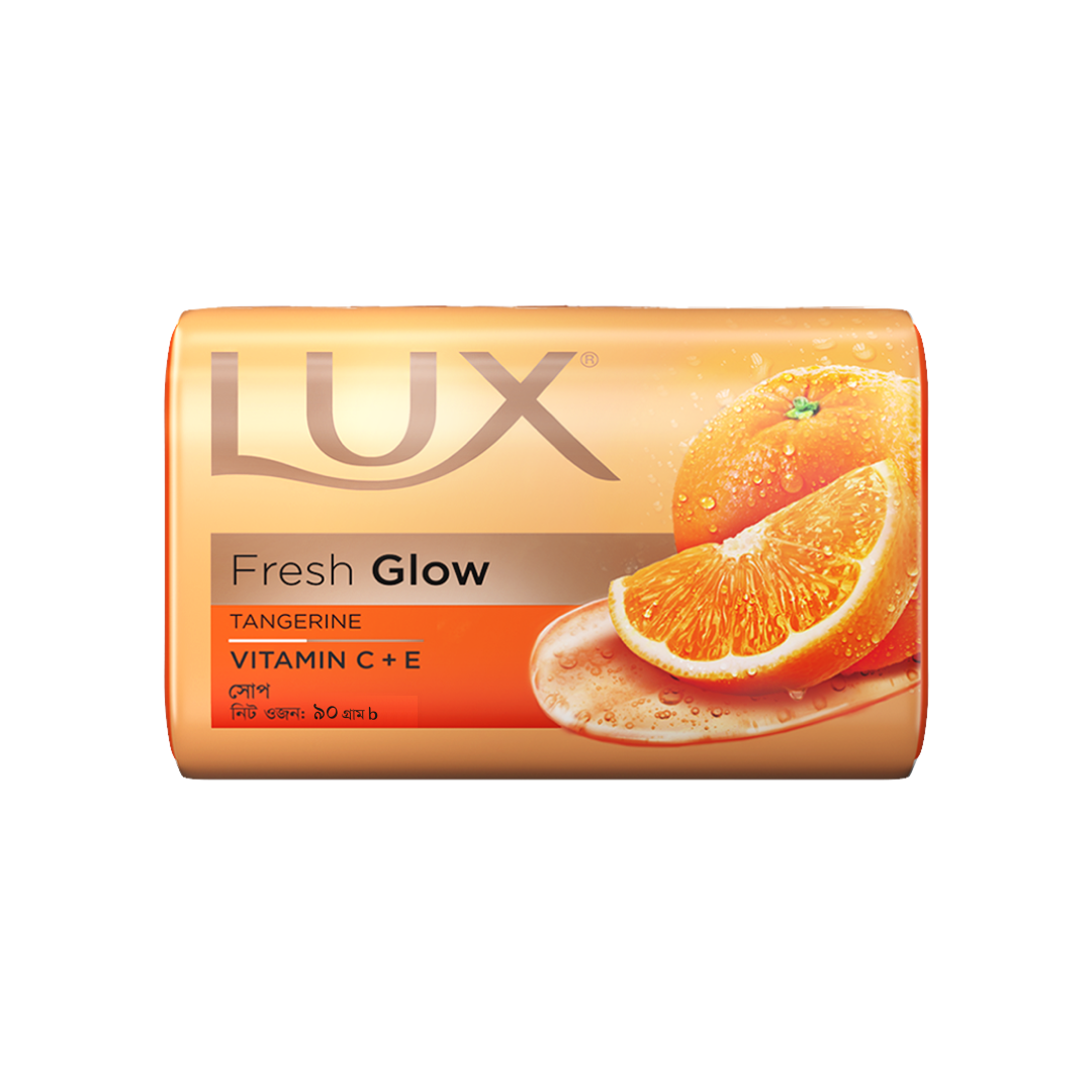 Lux Bar Soap Fresh Glow Tangerine & Vitamin C + E 90g
