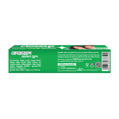Closeup Toothpaste Menthol Fresh 145g Water Bottle Free