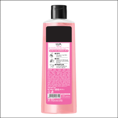 Lux Body Wash French Rose & Almond 245ml ( Free Loofah )