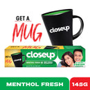 Closeup Toothpaste Menthol Fresh 145g Mug Free